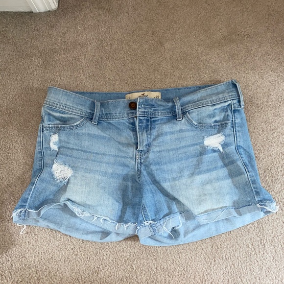 hollister midi shorts